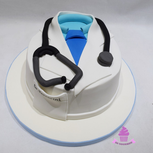 Torta Doctor Medico Doctora Medicina Mesa Dulce