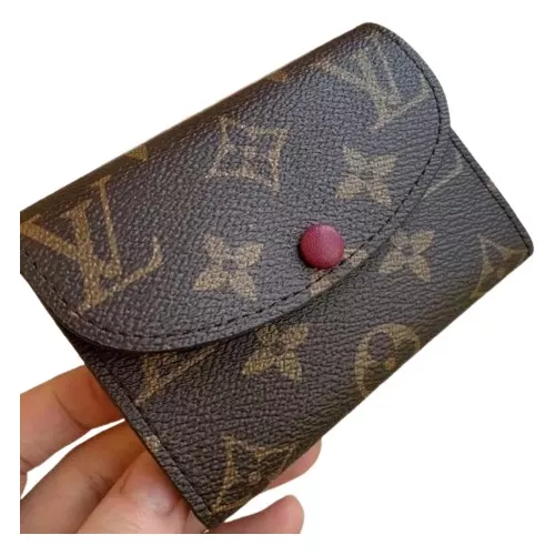 com caixa) 100% Original Louis Vuitton Carteira Luis Monograma