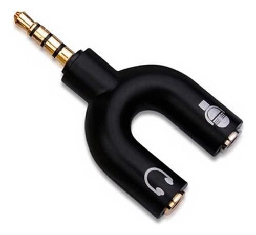 Splitter Adaptador 3.5mm Audio Une Microfono Audifono Mando