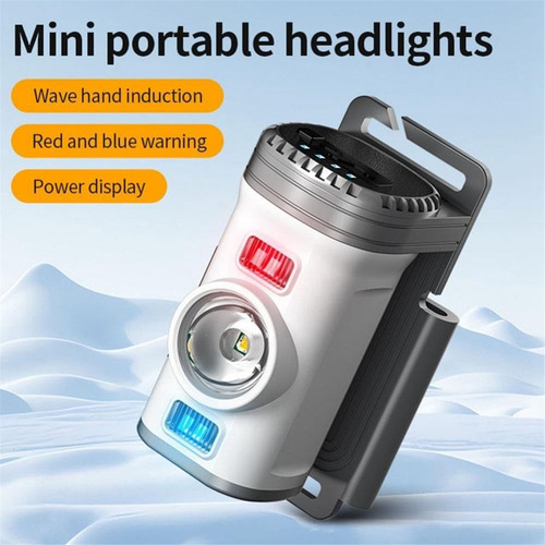 Lámpara Frontal Impermeable Con Sensor Led Para Sombrero