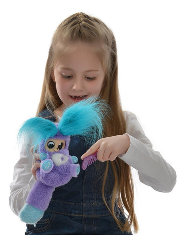 Imagen 3 de 8 de Bush Baby World En Caja Con Peine Y Brillos Lila Kreker