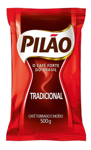 Café Pilão Torrado E Moído Tradicional Almofada 500g