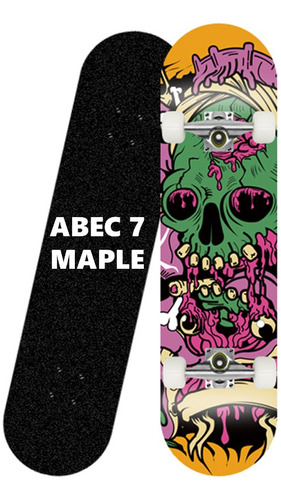 Skate Completo Profissional Coca Cola Maple Street Abec5 