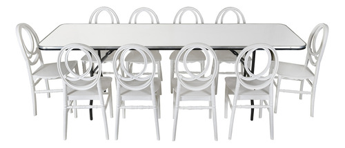 Tablón Plegable + 10 Silla Eventos Alquiladora Restaurantes 