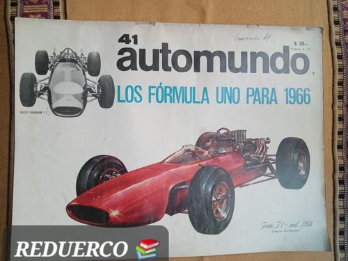 Automundo 41 Fórmula 1 Año 1966 Ferrari Nuevo Brabham 5/1/66