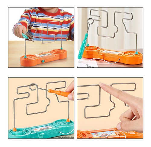 Brinquedo Passe O Gancho Sem Tocar No Arame