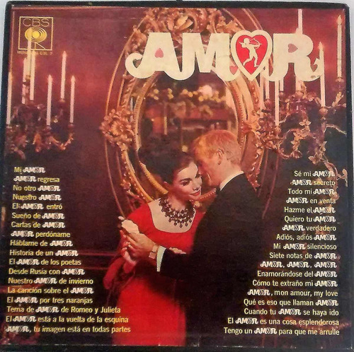 Amor 1965 3 Lp´s Varios Artistas Cbs Hecho En Mexico