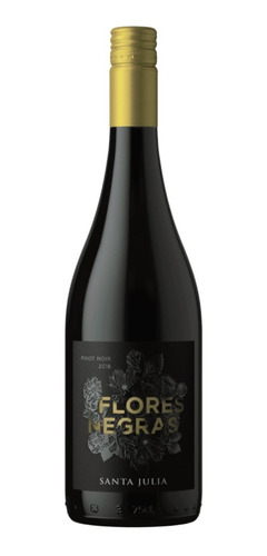 Vino Flores Negras Pinot Noir 750ml. Quirino Bebidas