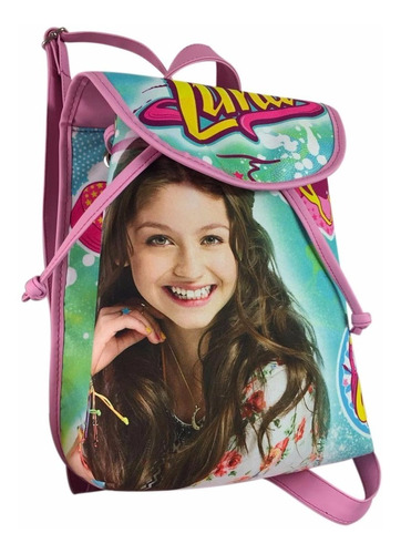 Maleta + Bolsito Soy Luna Cuero Sintético Escolar Morral