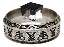 Comprar Combo Anillo Baphomet Leviatán Sigilo Cruz Satán Acero Ino B