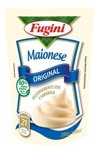 Maionese Tradicional Fugini Sache 200 G