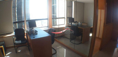 Imagem 18 de 23 de Magnífica Sala Comercial, Com Aproximadamente 160m², Totalmente Mobiliada E Com Uma Vista Deslumbrante - Sa0341