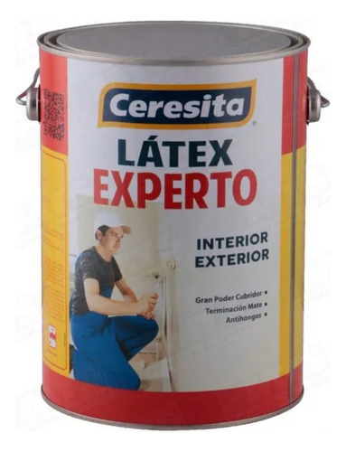 Pintura Latex Experto Ocre 1 Galon Ceresita