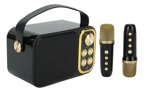 Máquina De Karaoke Para Cantar, 2 Micrófonos, Todo En Uno, P