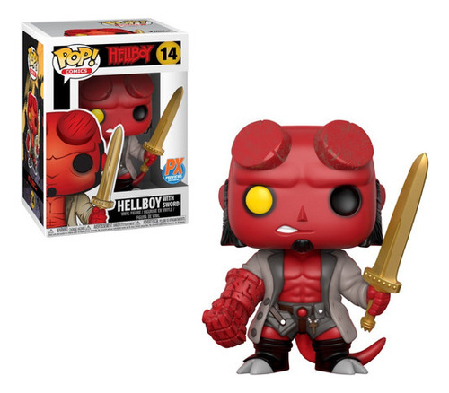 Funko Pop Comic Hellboy With Sword Px Exclusive 14 Excalibur