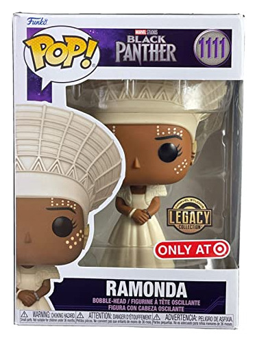 Funko Pop Negro Panther Ramonda Legado Colección Qzfms