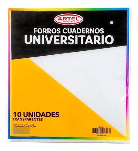 Bolsa Con 10 Forro Cuad Univ Transparent