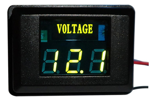 Voltímetro Digital Para Motocicleta, 12 V, Dc, 30 V, C