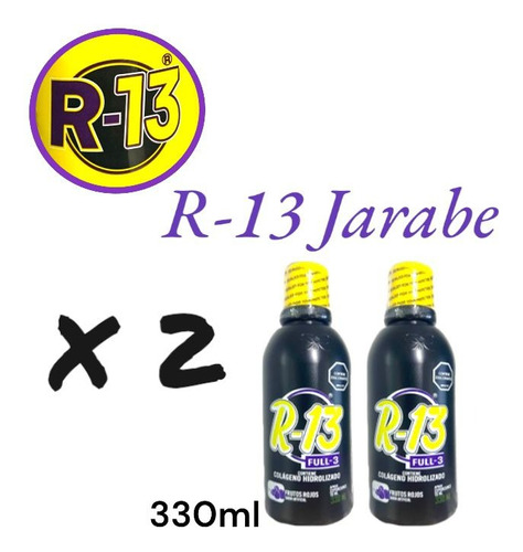 R-13 Jarabe 330ml X 2 - mL a $72