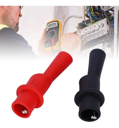 Pinzas Punta De Cocodrilo Para Cables De Tester Y Multimetro