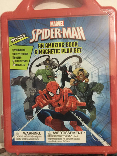 Juego Maletín Spiderman-man Marvel Póster-storybook-50magnet