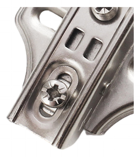 4 Accesorios De De Marco De Aluminio Curva Recta Plateada
