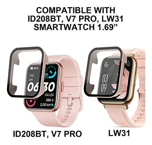 Funda Para Reloj Inteligente Con Pantalla Compatible Con Id2