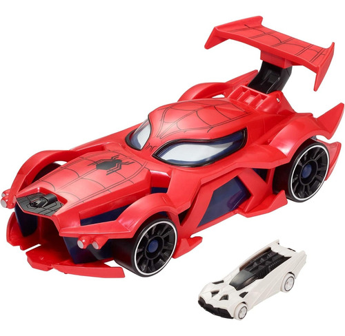 Hot Wheels Marvel Spider-man Web-car Launcher Ojos Activados