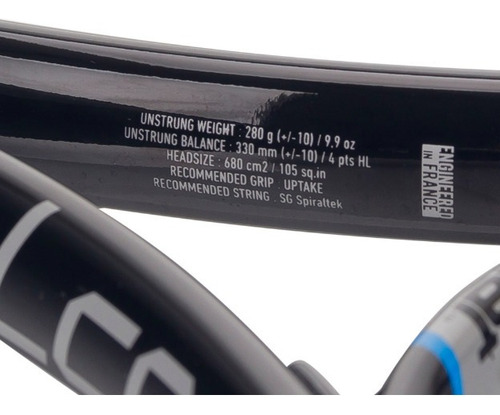 Raquete De Tênis Babolat Falcon - Preta E Azul - Com Capa Cor Preto-azul Tamanho Da Empunhadura L2