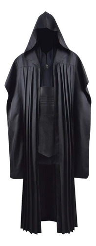 Hombres Darth Maul Túnica Negra Uniforme Conjunto Completo H