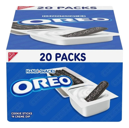 20 Packs Galleta Oreo Handi Snacks Sticks Y Crème Dip