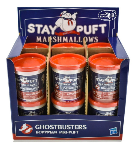 Ghostbusters Caja Con 12 Mini-puft Sorpresa Hasbro
