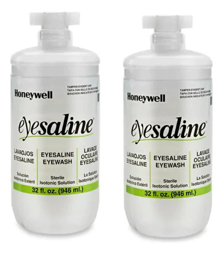 Honeywell Kit De 2 Botellas De Repuesto Eyesaline 32 Oz