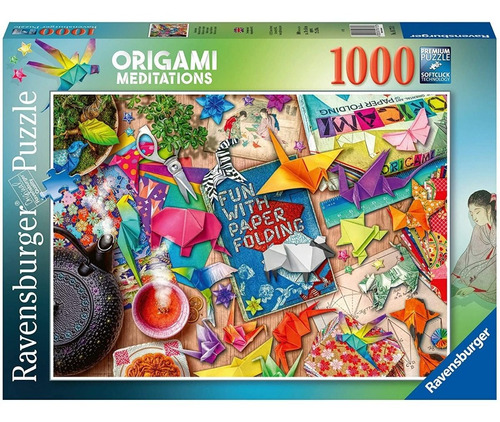 Rompecabezas Ravensburger 1000 Meditacion Y Origami Puzzle