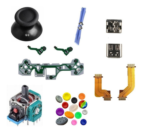 Kit Reparacion Compatible Playstation 5 Joystick Centro Lr