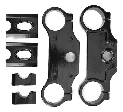 Triple Tree Clamp, Conjunto De 6 Abrazaderas De Fundición Pa