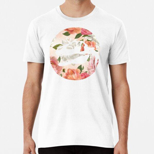 Remera Dino Flowers Dinosaur Tyrannosaurus Rex Idea De Regal