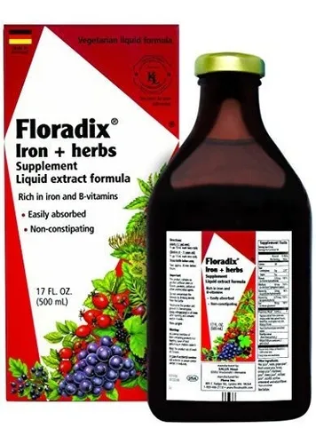 Salus-haus - Floradix Hierro Y Hierbas -17 Oz