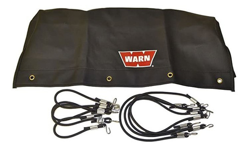 Warn 18250 Cubierta Suave Del Torno Con Sujetadores Bungee C