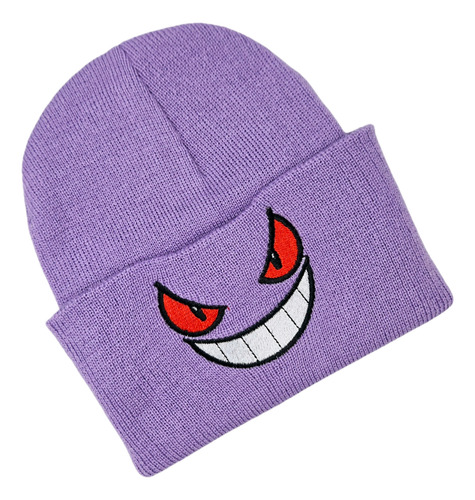 Gorro Pokemon Morado Bordado Premium Beanie