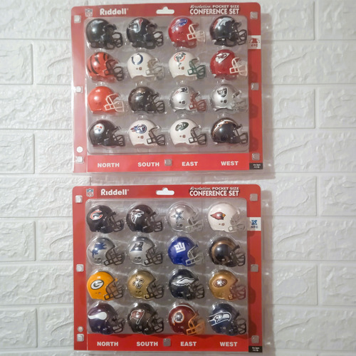 Cascos Nfl 32 Mini Helmet Pocket Revolution Riddell Año 2005