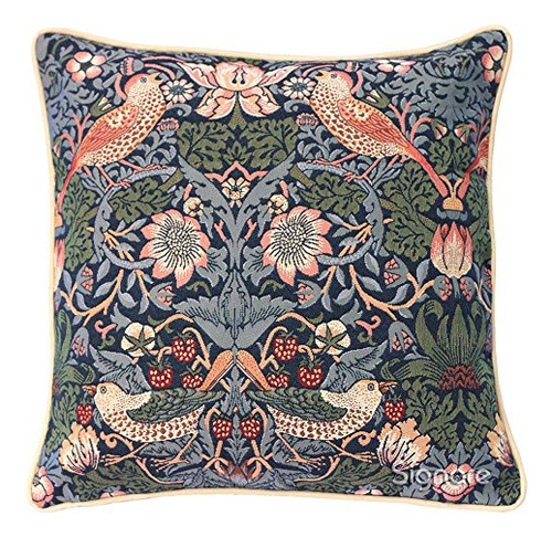 Funda De Cojín William Morris Strawberry Thief (solo