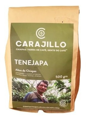 Cafe Carajillo Tenejapa 2 Kilos (4 Bolsas De 500 Gramos) 