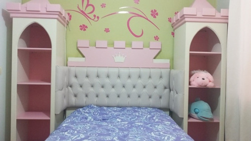 Mueble De Castillo De Princesa Con Cama Para Niña 