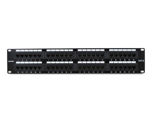 Patch Panel De 48 Puertos Rj-45 Cat. 6 Dixon