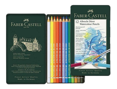 Set 12 Lápices Acuarelables Faber-castell Albrecht Durer