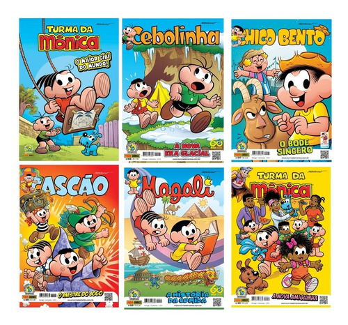 Imagem 1 de 2 de Kit Com 50 Gibis Novos Sem Repetição - Turma Da Mônica