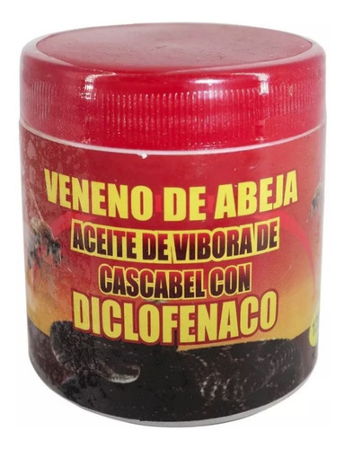 Pomada Veneno De Abeja Aceite De Vibora Cascabel Dicoflenaco