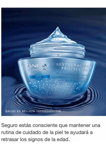 Mascarilla En Gel Nocturno Con Tecnología Y Hyaluronic-3x