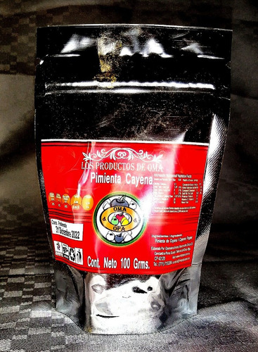 Pimienta Cayena En Polvo 100 Grms 2 Piezas